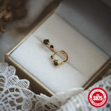 925 Silver Hoop Earrings Zircon Mini Earings Fine Jewelry