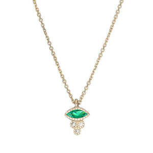 925 Silver Zircon Choker Necklaces Diamond Pendant for Women