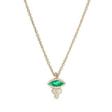925 Silver Zircon Choker Necklaces Diamond Pendant for Women