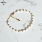 LESIEM Lady Bracelet Freshwater Pearl Bead Anchor High Jewelry