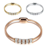 Stainless Steel Bracelet with Magnet Clasp