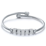 Stainless Steel Bracelet with Magnet Clasp