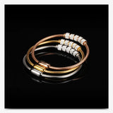 Stainless Steel Bracelet with Magnet Clasp