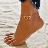 Love Handcuffs Beach Anklets For Women Foot Jewelry