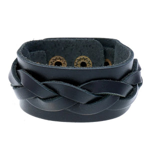 Punk Vintage Multilayer Leather Bracelet for Men