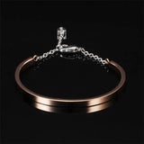 Crystal Bangels Bracelets for Women in Silver/Gold/Rose Gold/Black