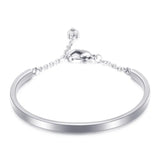 Crystal Bangels Bracelets for Women in Silver/Gold/Rose Gold/Black