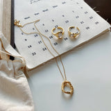 925 Silver Circle Pendant Necklace, Casual Choker Jewelry