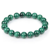 Natural Malachite Beaded Bracelet for Men Women
