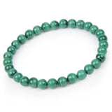 Natural Malachite Beaded Bracelet for Men Women
