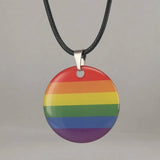 LGBT Gay Pride Rainbow Necklace Pendant