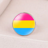 Rainbow Ring LGBT Pride Brooch Pin