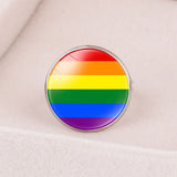 Rainbow Ring LGBT Pride Brooch Pin