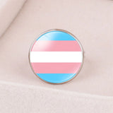 Rainbow Ring LGBT Pride Brooch Pin