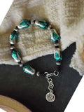 Enamel Hundred Wealth Bracelet, Prosperity and Wealth