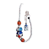 LH2023 Lucky Doodle Fish Bracelet with Red Agate
