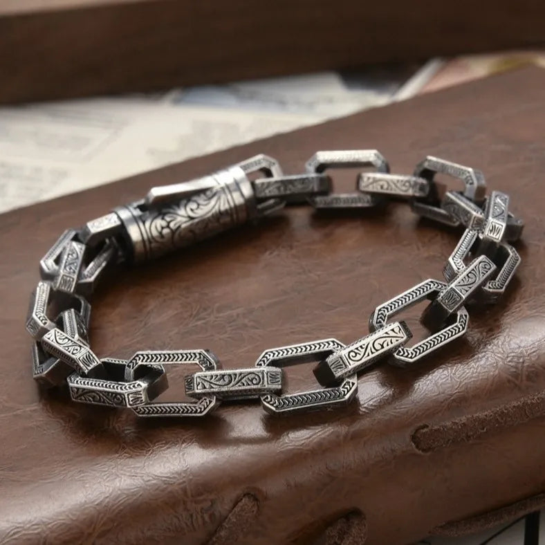 Rattan Grass Pattern Bracelet Retro Aggressive Design