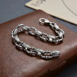 Rattan Grass Pattern Bracelet Retro Ring Hoop Men's Personality Hip-hop