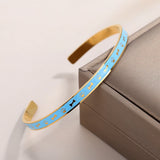 DOGS BONE&PAW CUFF BANGLE Stainless Steel Bracelet