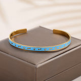 DOGS BONE&PAW CUFF BANGLE Stainless Steel Bracelet