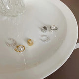 3pcs Silver Pearl Ear Cuff Clip Earrings for Women
