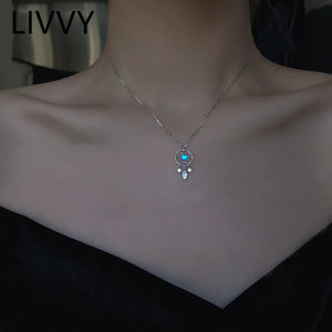 Vintage Dream Catcher Zircon Necklace for Women