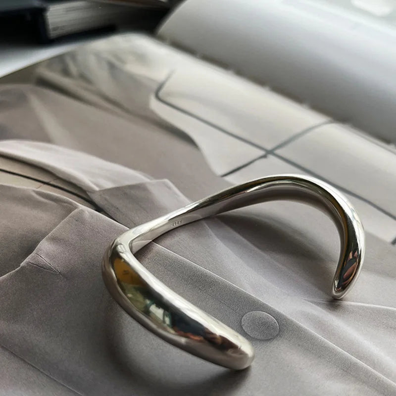 Silver Geometric Bracelet for Women Party Jewelry