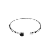 Silver Terndy Cuff Bracelet Round Hand Jewelry Party