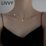 Silver Butterfly Necklace for Women Wedding Party Jewelry