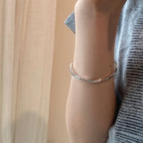 Twisted Letter Bracelet Retro Punk Party Jewelry Gift