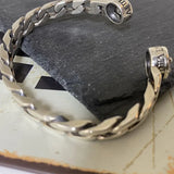 Star Zircon Round Roman Digital Bracelet Woman Vintage Minimalist