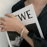 Vintage Handmade Silver Bracelets for Women Party Jewelry