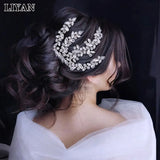 Crystal Women Headdress Bridal Comb Rhinestone Headpiece Wedding Head Jewelry