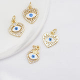Copper Plated Zircon Pendant DIY Women Female Jewelry