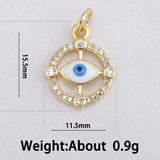 Copper Plated Zircon Pendant DIY Women Female Jewelry