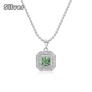 LKN 925 Silver Plated Wedding Necklace for Women