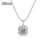 LKN 925 Silver Plated Wedding Necklace for Women