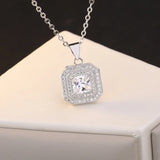 LKN 925 Silver Plated Wedding Necklace for Women