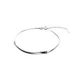925 Silver Twist Slice Charm Bracelet for Women