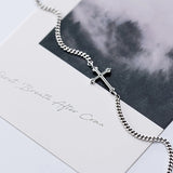Romantic Silver 925 Cross Bracelet For Women