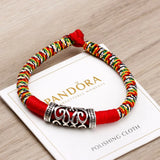 Hand Woven Lucky Red Rope Bracelet for Good Luck