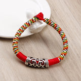 Hand Woven Lucky Red Rope Bracelet for Good Luck