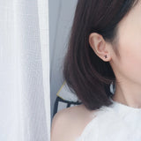 Sweet Cross Stud Earrings 925 Sterling Silver for Women Girl Gifts