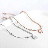 925 Silver Lucky Bean Bracelet, Charm Party Jewelry