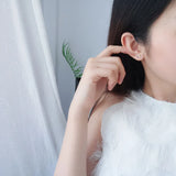 925 Sterling Silver Rabbit Earrings Small Ear Studs for Girls Women