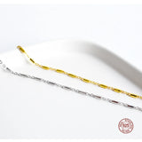 925 Silver Cylinder Bracelet Adjustable Chain Women Party Jewelry