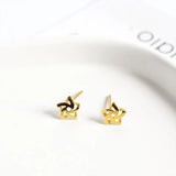 925 Sterling Silver Windmill Earrings for Women, Star Ear Studs Jewelry