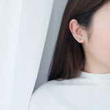 925 Sterling Silver Windmill Earrings for Women, Star Ear Studs Jewelry