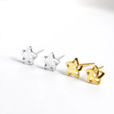 925 Sterling Silver Windmill Earrings for Women, Star Ear Studs Jewelry
