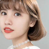 925 Silver Cross Letter X Stud Earrings Minimalist Style for Women